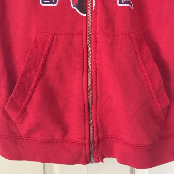 Reebok Vintage New England Patriots Short Sleeve Hooded Zip Up - Picture 3 of 6